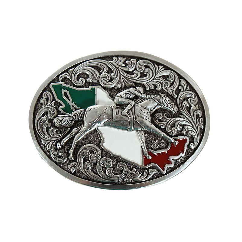 Ariat Horse Racing Mexico Buckle