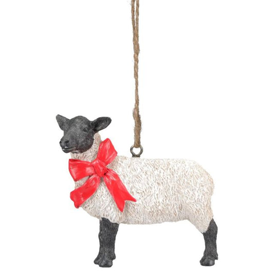 Tough 1 Ornament Sheep w/ Bow