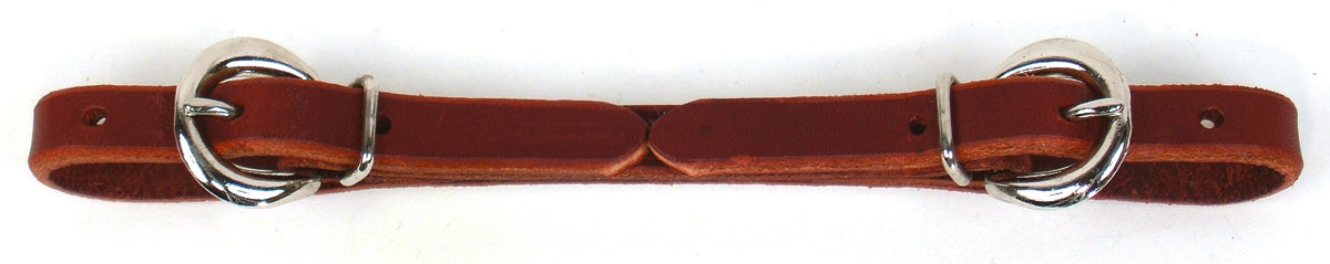 Professional's Choice Burgundy Double Buckle Curb Strap