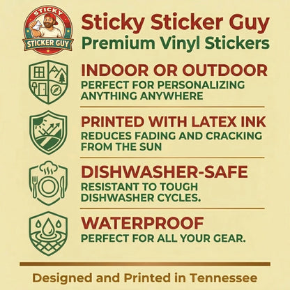 Sticky Sticker Guy Spilling The Tea