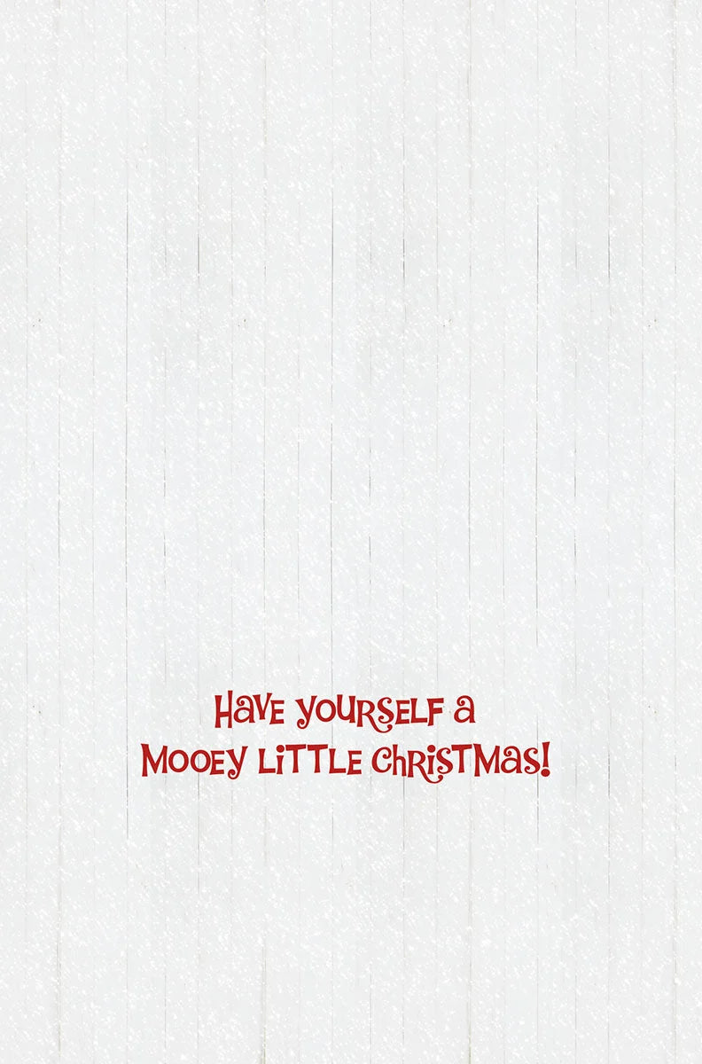 Leanin' Tree Boxed Christmas Cards - Moo-ry Greetings