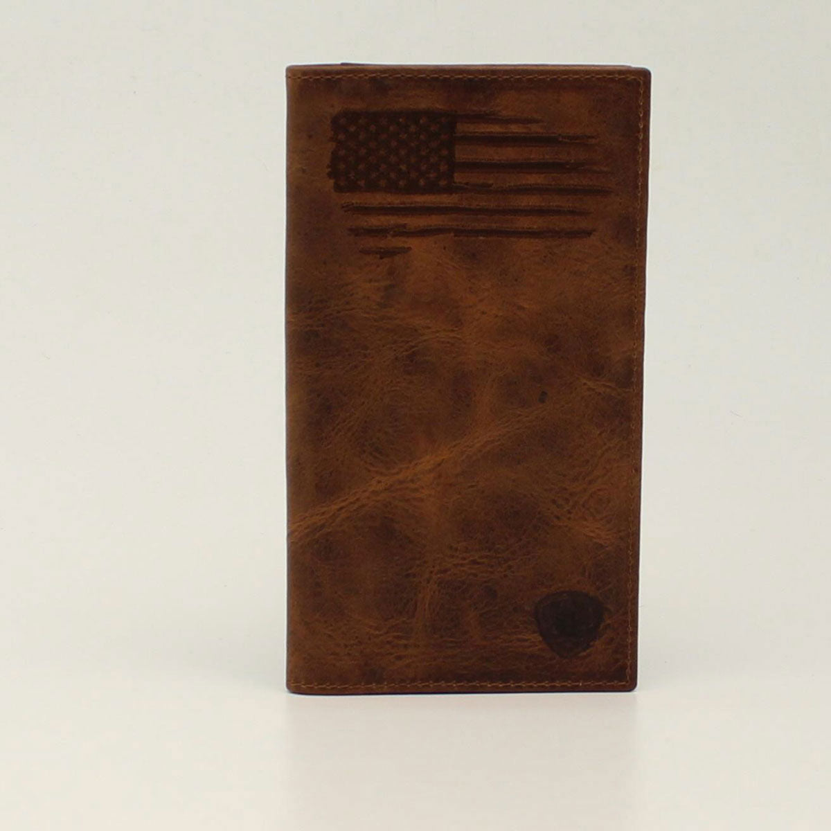 Ariat Rustic American Flag Rodeo Wallet