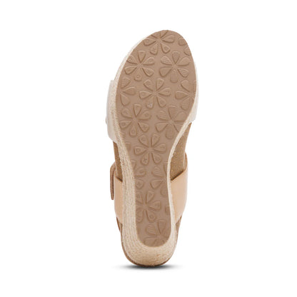 Aetrex Ashley Off White Wedge