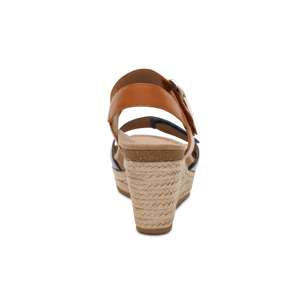 Aetrex Ashley Hazy Blue Wedge