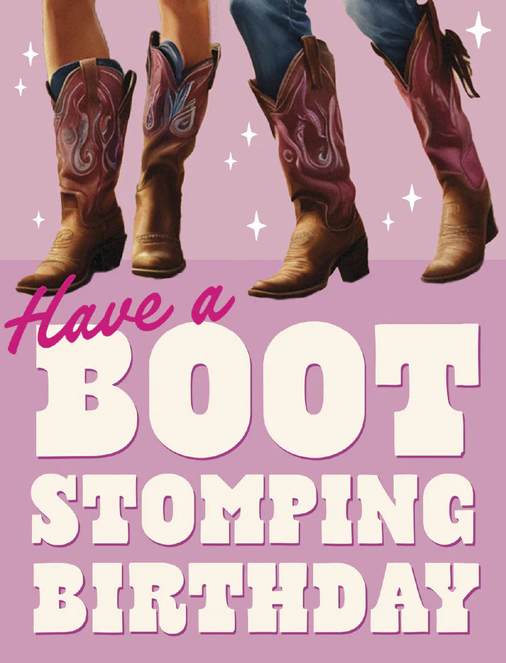 Leanin Tree Rebel Ranch Boot Stomping Birthday