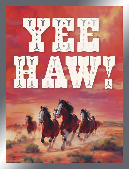 Leanin Tree Rebel Ranch Yee Haw Horse