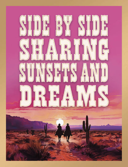 Leanin Tree Rebel Ranch Side By Side Sharing Sunsets