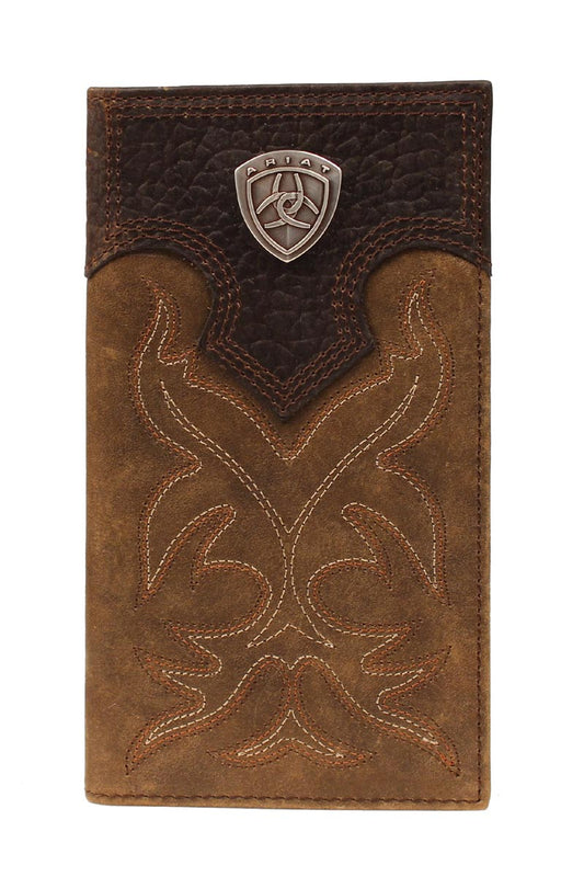 Ariat 2 Tone Western Stitch Rodeo Wallet