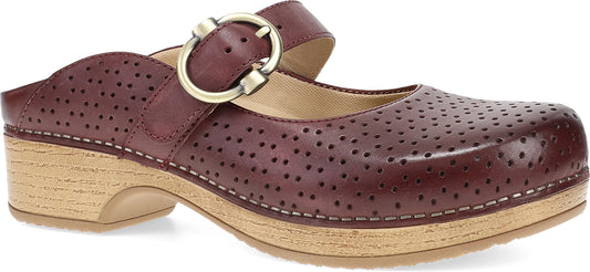 Dansko Blaire Leather Clog Sangria