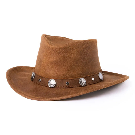 Minnetonka Buffalo Nickel Hat Brown