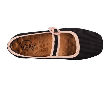 Ros Hommerson Naomi Black Taupe Knit