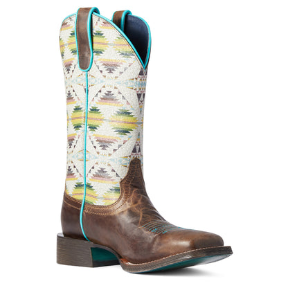 Ariat Pendleton Circuit Savanna Amber Brown/Falcon Cove