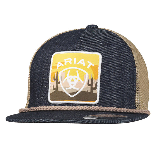 Ariat Desert Scene Denim/Tan Hat