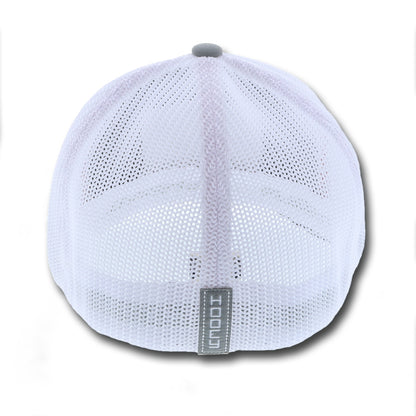 Hooey Cactus Ropes Grey/White Flag Hat
