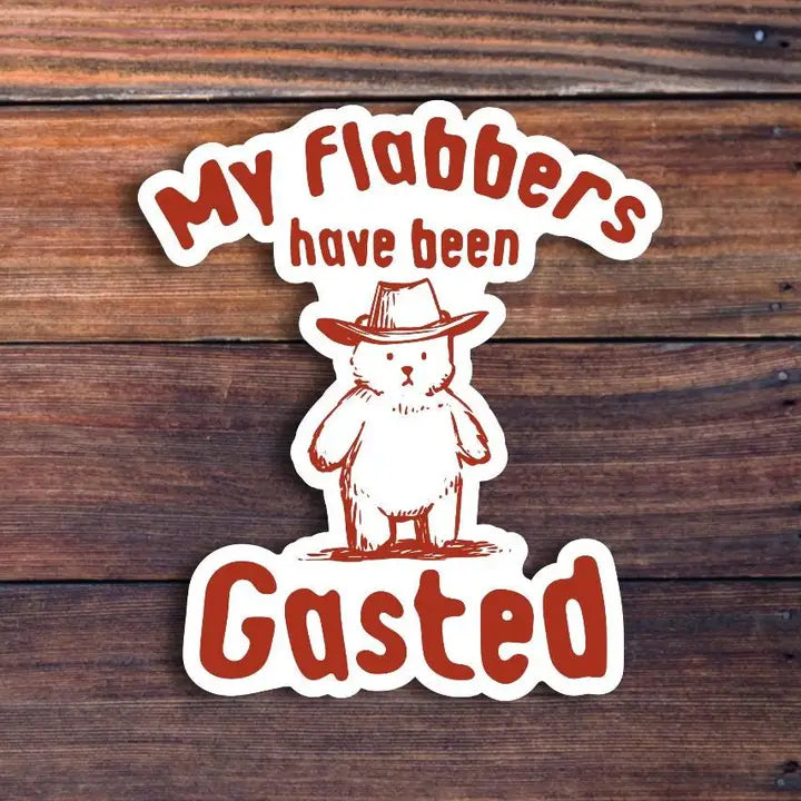 Sticker Horse My Flabbers Have Been Gasted