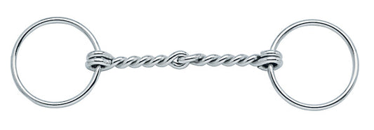 Weaver Stainless Steel Twisted Wire Snaffle