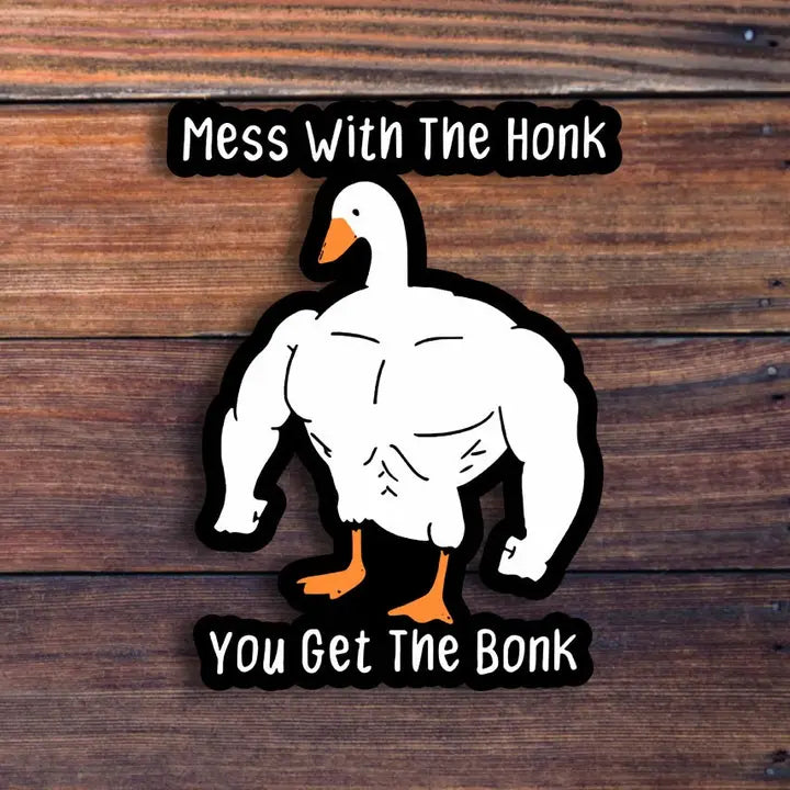 Sticker Horse Buff Goose
