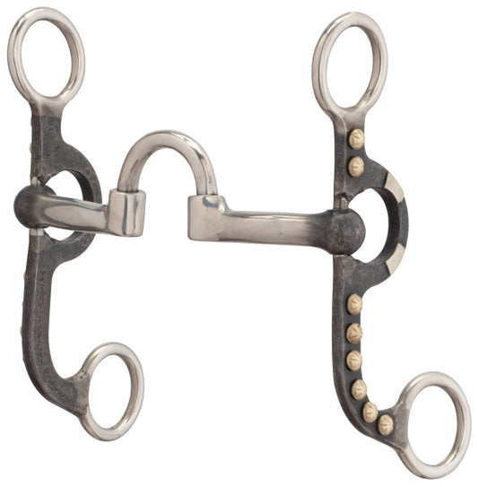 Weaver Correction Mouth, Buffed Black 4-5/8" Pony Bit