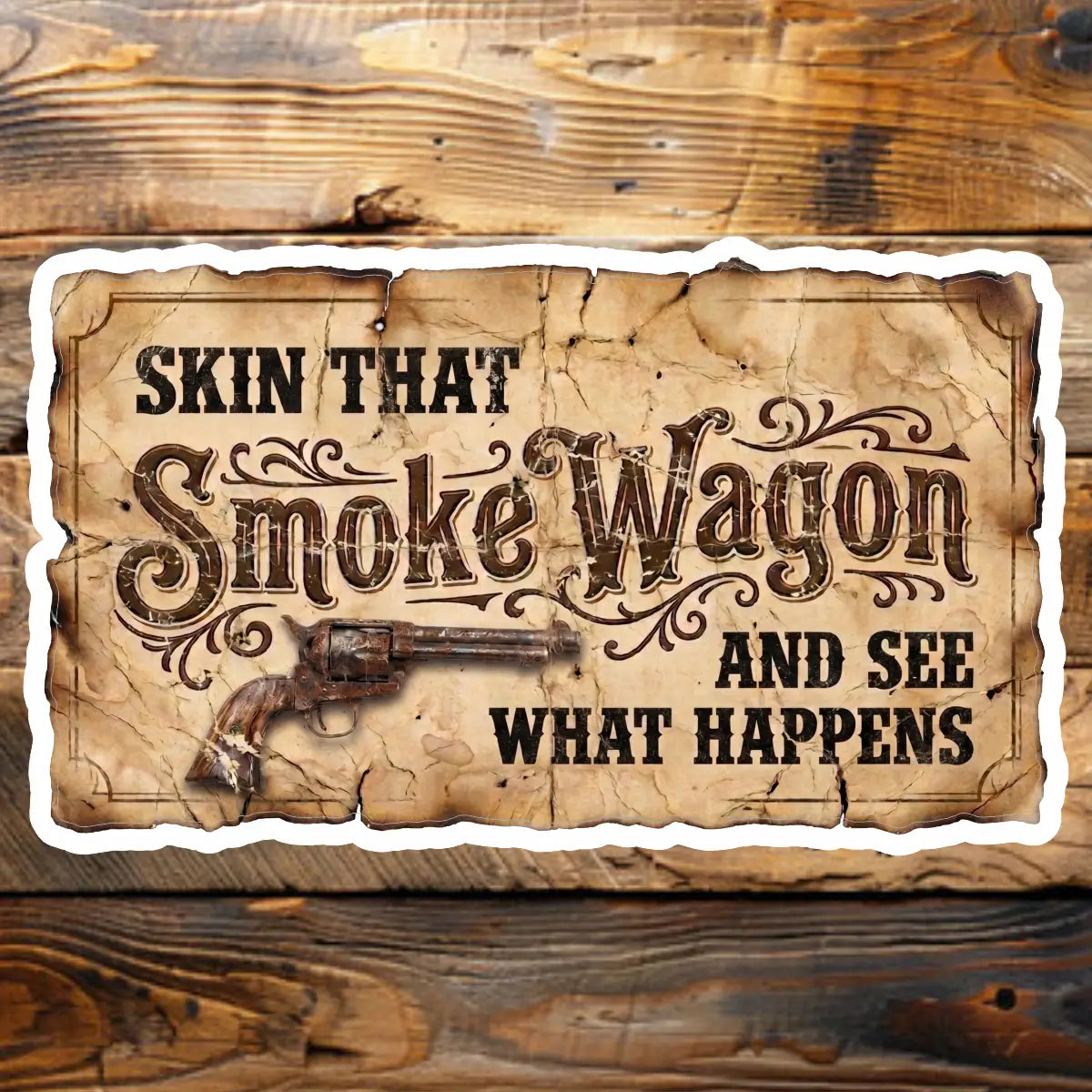 Sticky Sticker Guy Skin That Smoke Wagon