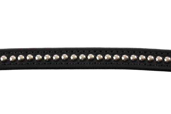 Weaver Back In Black Split Reins 5/8" x 8'