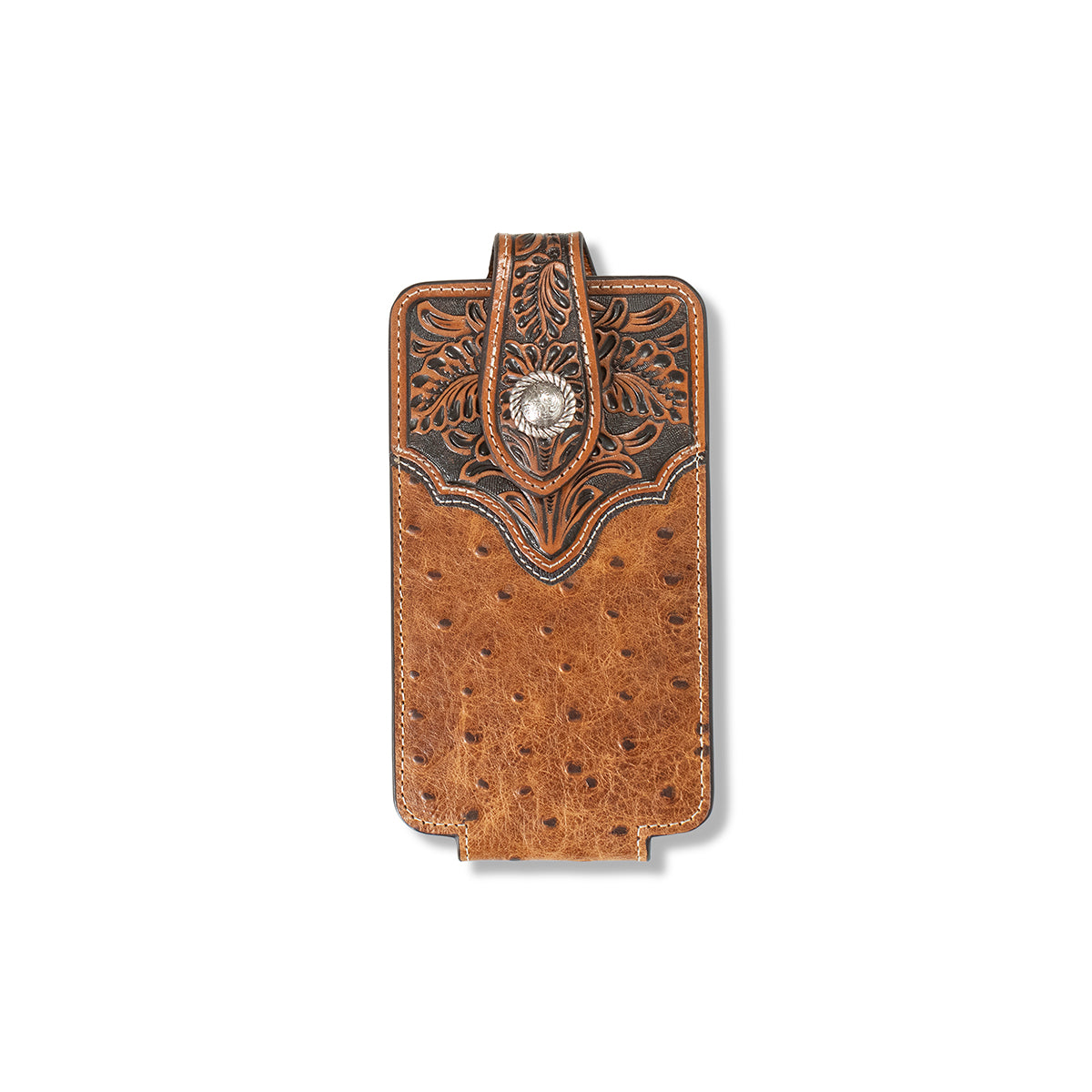 Ariat Basketweave/Ostrich Cell Phone Case