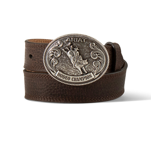 Ariat Kids Rodeo Champion Buckle Belt Brown