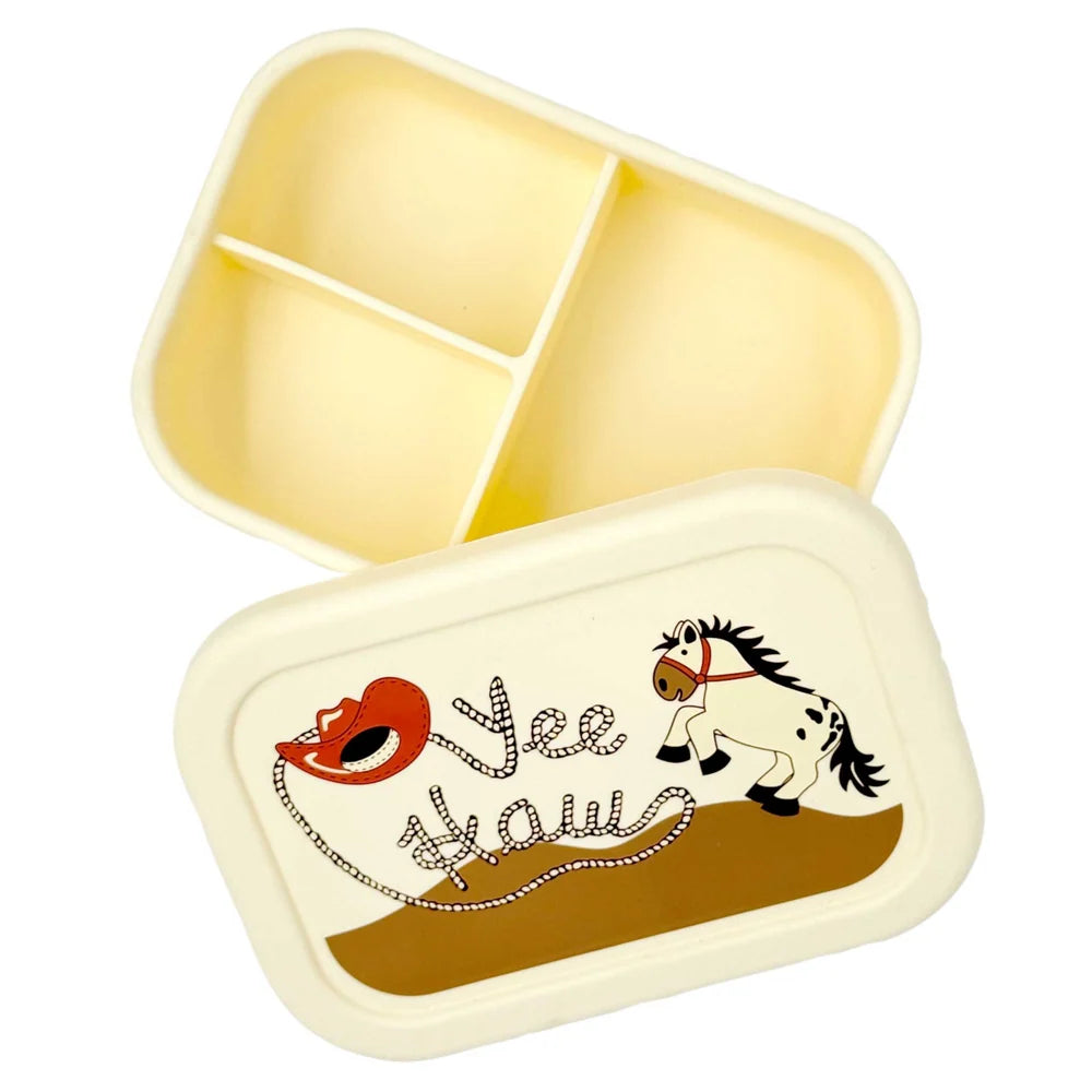 SugarboogerFresh & Messy Silicone Bento Box Yee Haw