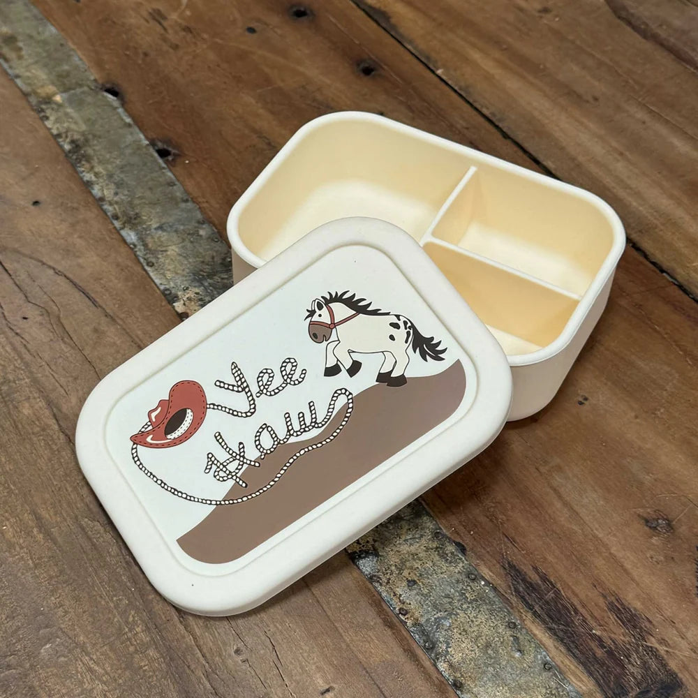 SugarboogerFresh & Messy Silicone Bento Box Yee Haw