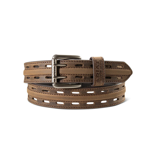 Ariat Work Brown Double Hole Belt