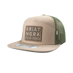 Ariat Work Tan/Olive Spansnap Hat