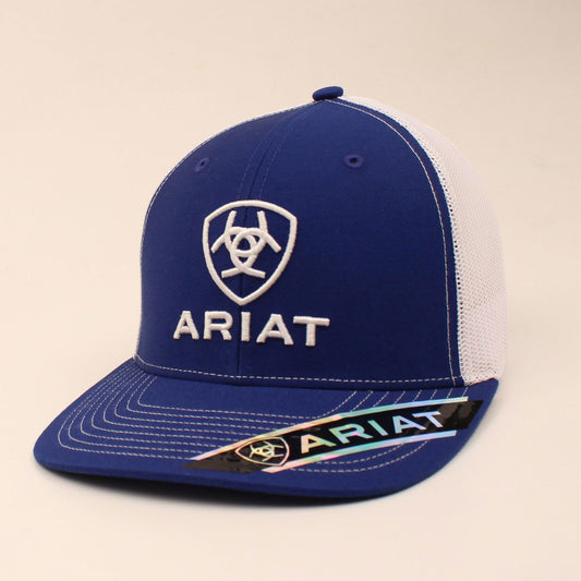 Ariat Blue Logo Snap Back