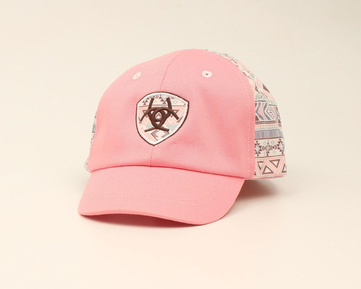 Ariat infant Aztec Pink Ball Cap