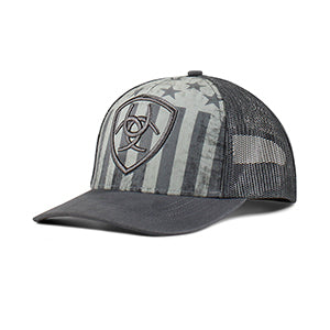 Ariat Gray Camo Shield Hat
