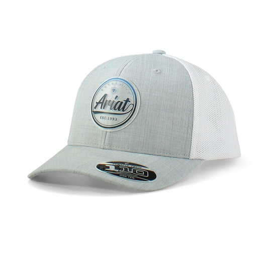 Ariat Grey/White Circle Logo Hat