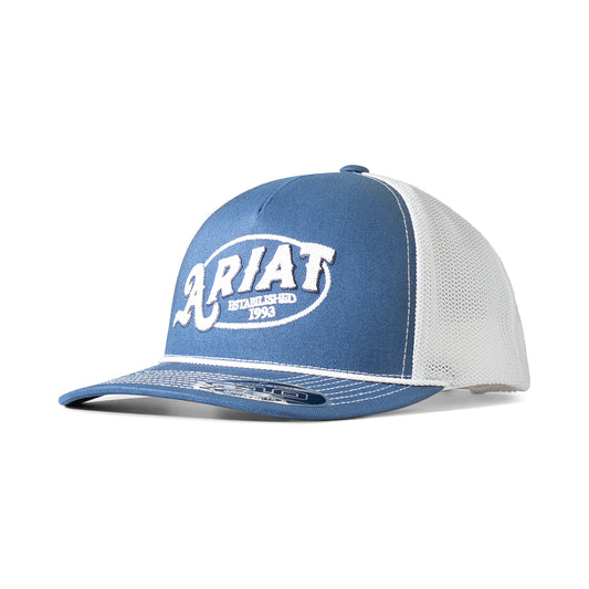 Ariat Emblem Rope Blue/White Hat