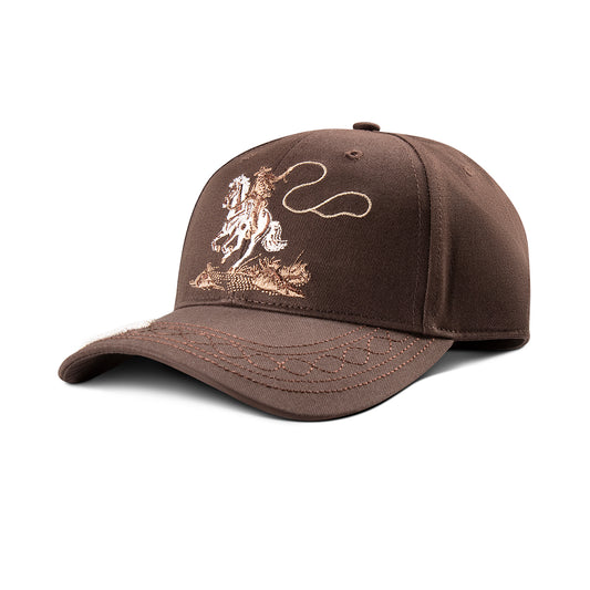 Ariat Embroidered Cowboy Hat Brown