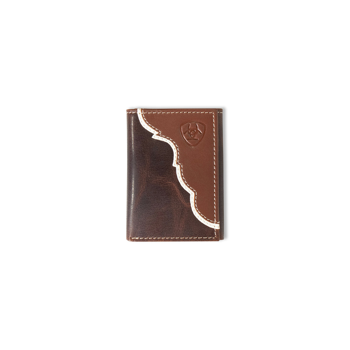 Ariat Two Tone Logo Trifold Wallet