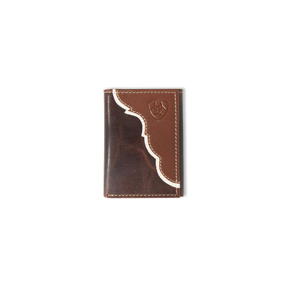 Ariat Two Tone Logo Trifold Wallet