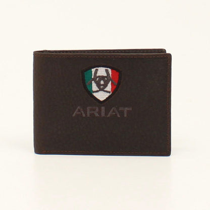 Ariat Mexico Flag Logo Bifold Wallet