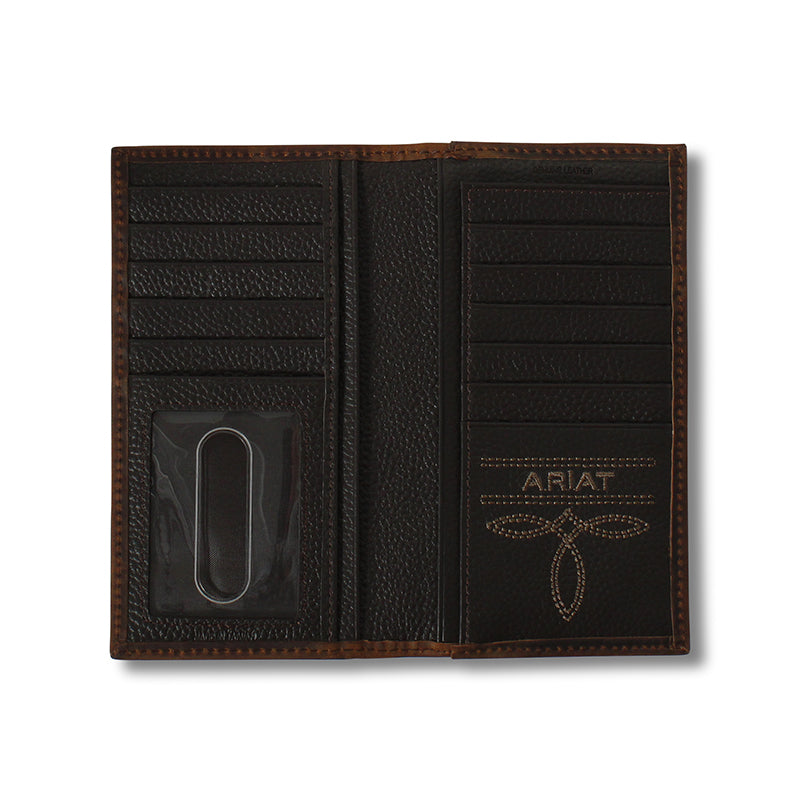 Ariat Yellow Logo Inlay Rodeo Wallet