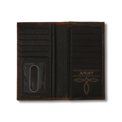 Ariat Yellow Logo Inlay Rodeo Wallet
