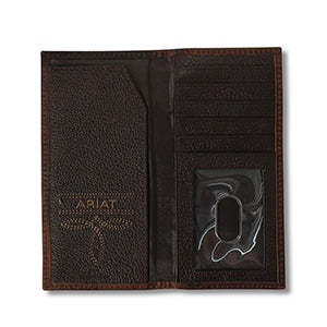 Ariat Youth Rodeo Wallet Boot Stitch Shield Medium Brown