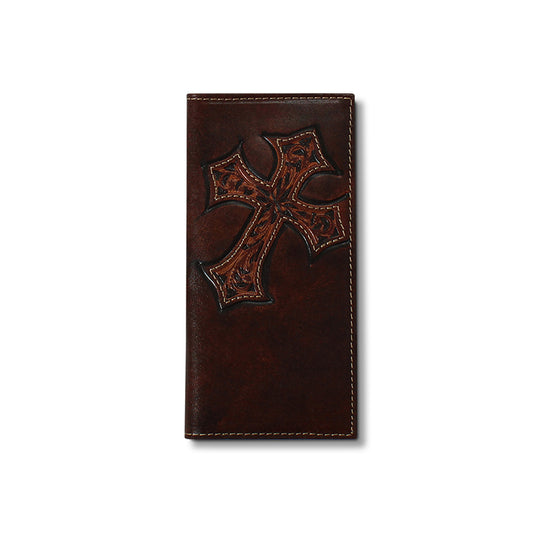 Ariat Youth Rodeo Wallet Tooled Cross