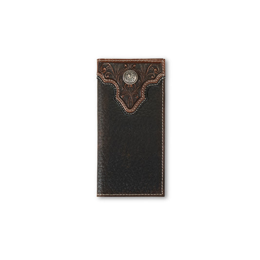 Ariat Youth Rodeo Wallet Two Tone Overlay with Concho