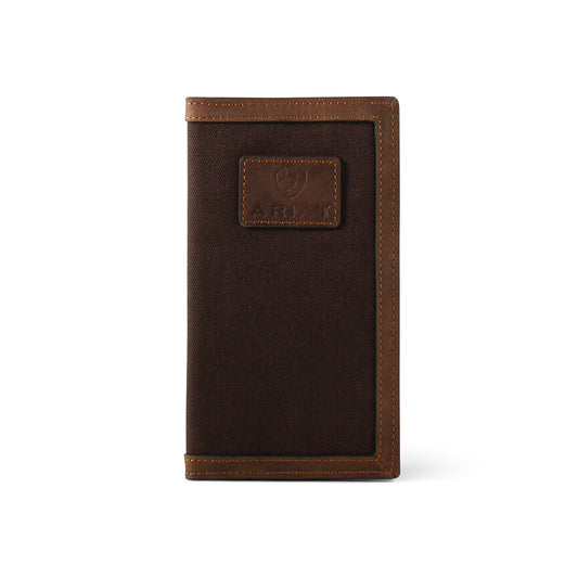 Ariat Brown Logo Rodeo Wallet