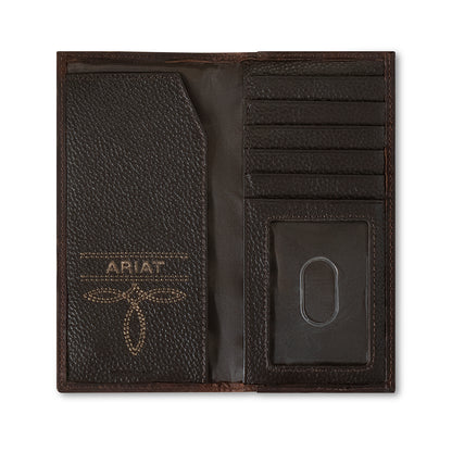 Ariat Youth Rodeo Wallet Solid Brown