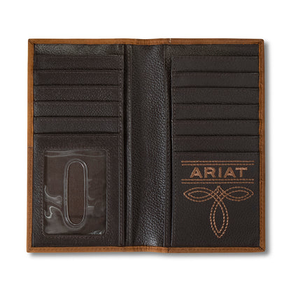 Ariat Two Tone Leather Rodeo Wallet