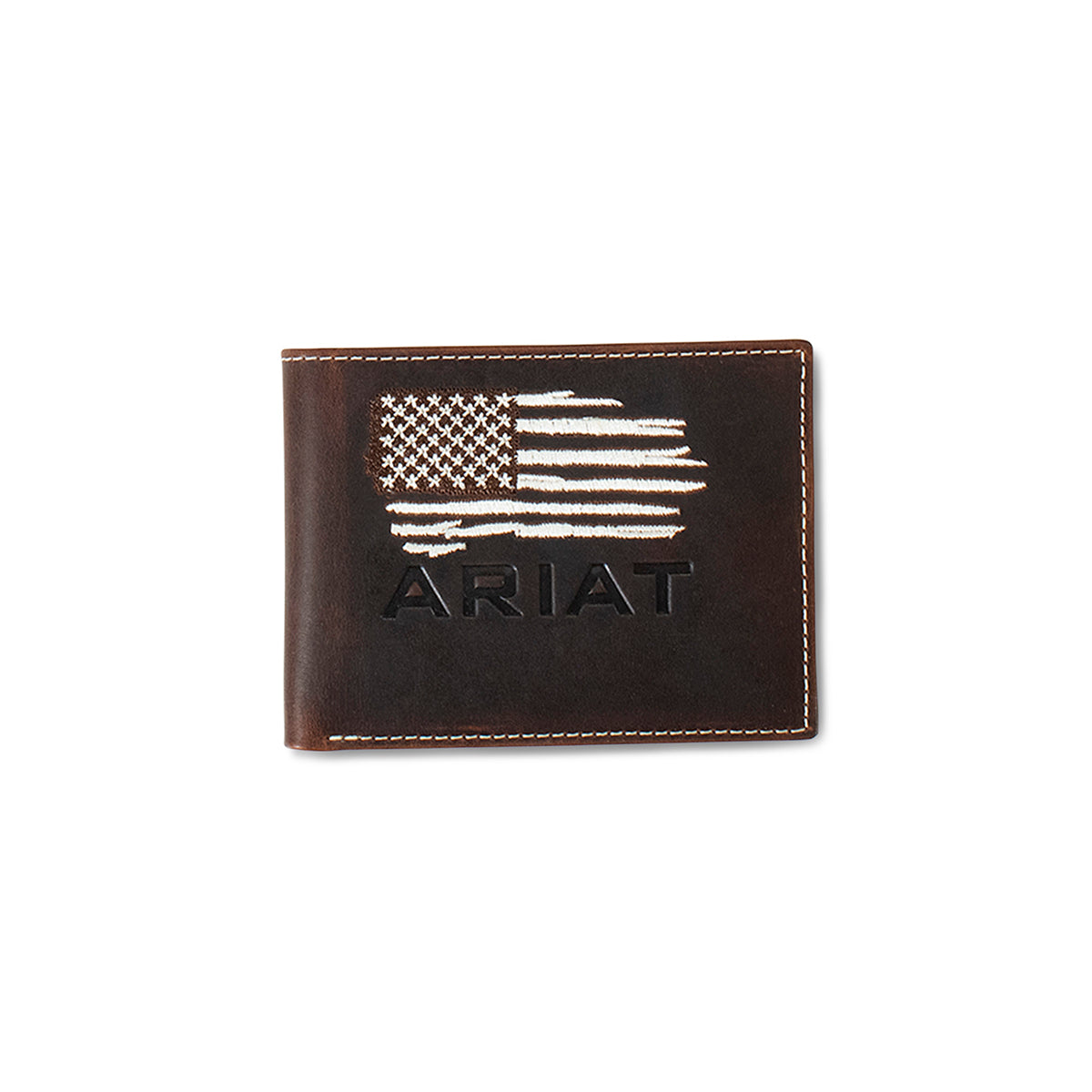 Ariat Distressed American Flag Billfold