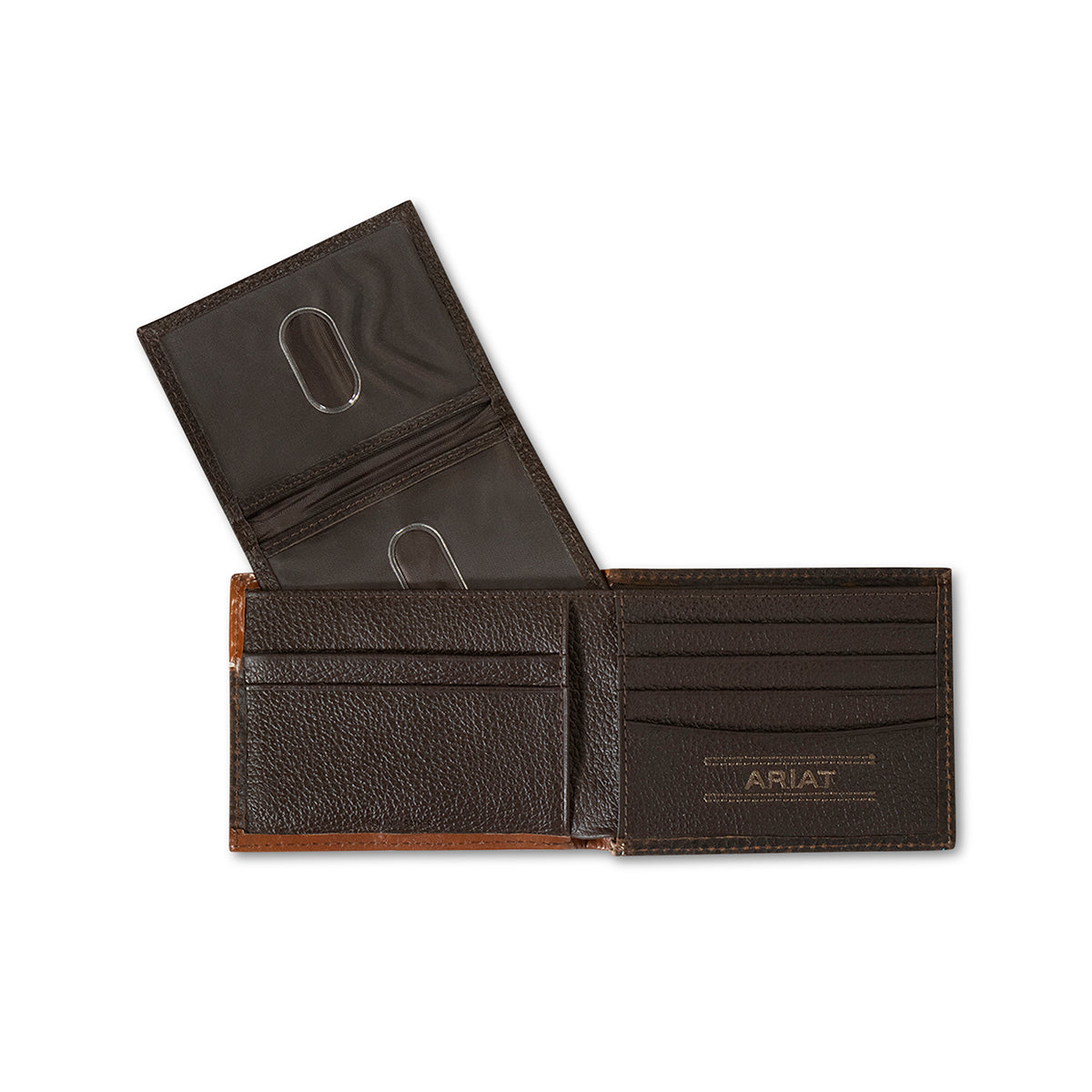 Ariat Woven Stripe Western Rope Trim Bi Fold Wallet