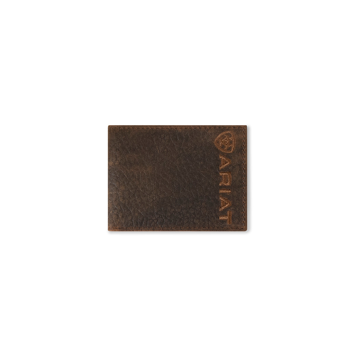 Ariat Bull Hide Brown Bifold Wallet
